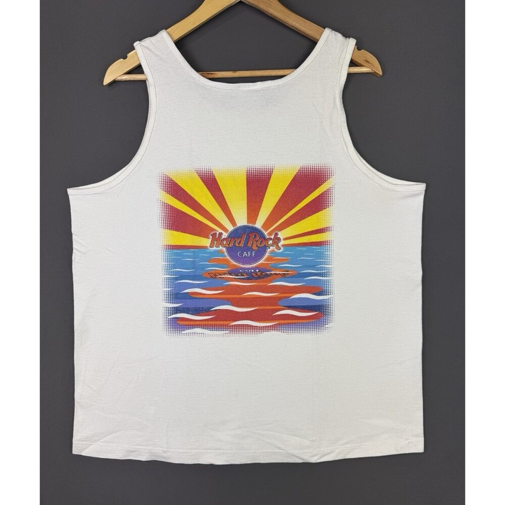 Vintage Y2K Hard Rock Cafe Orlando Promo Music Restaurant Tank Top Large Art
